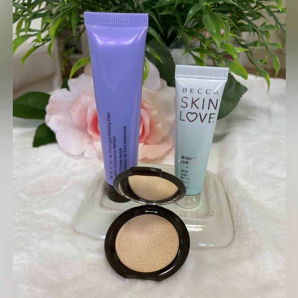 BECCA First Light Priming Filter + BRIGHTEN & BLUR PRIMER AND MOONSTONE